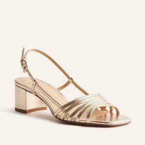 Reformation Eleonora Sling Back Block Heel Sandal